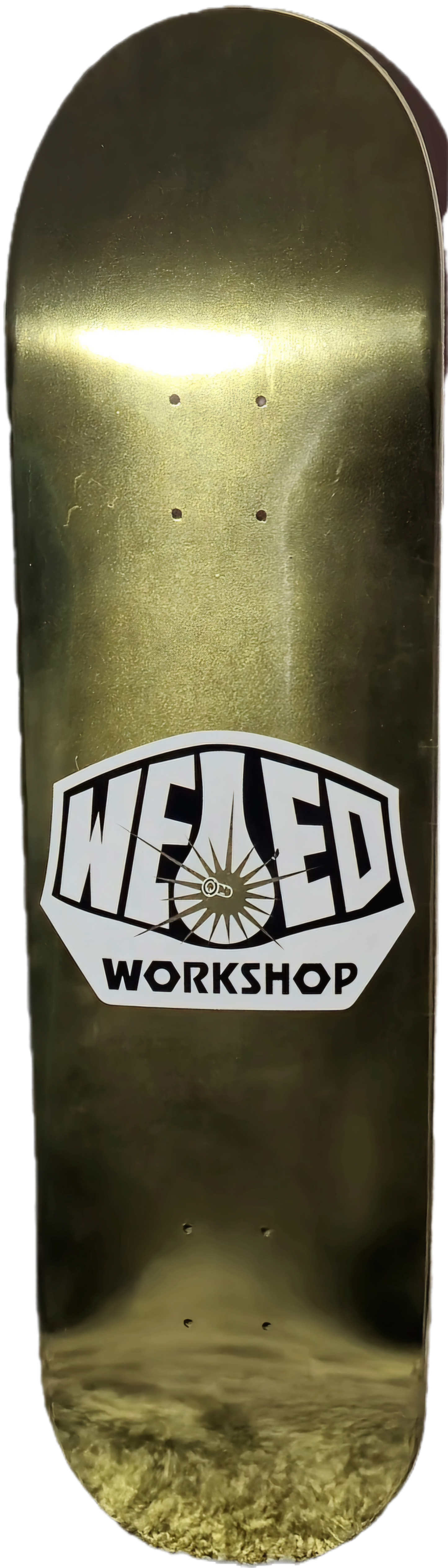 Weed Workshop Series GOLD Foil Skate deck