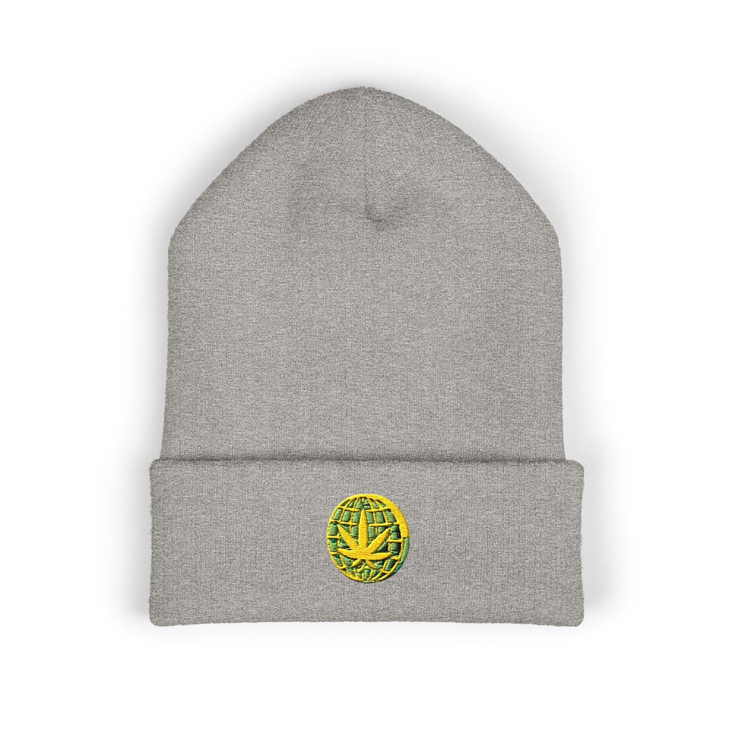 Weed Worldwide Cuffed Beanie (Embroidered)