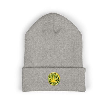 Weed Worldwide Cuffed Beanie (Embroidered)