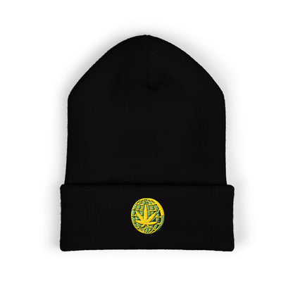 Weed Worldwide Cuffed Beanie (Embroidered)